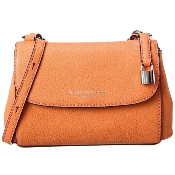 Marc Jacobs the Boho Grind Leather Crossbody Bag Melone New GL02307741 - Picture 1 of 15